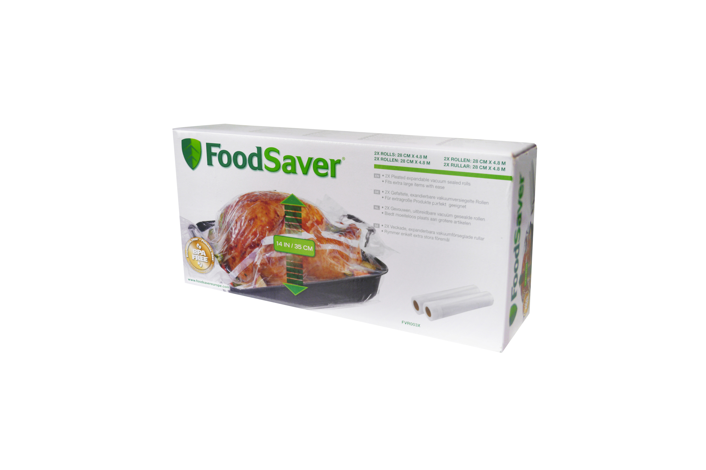 Sacs FoodSaver® spécial congélation et vapeur FVB002X - FoodSaver France