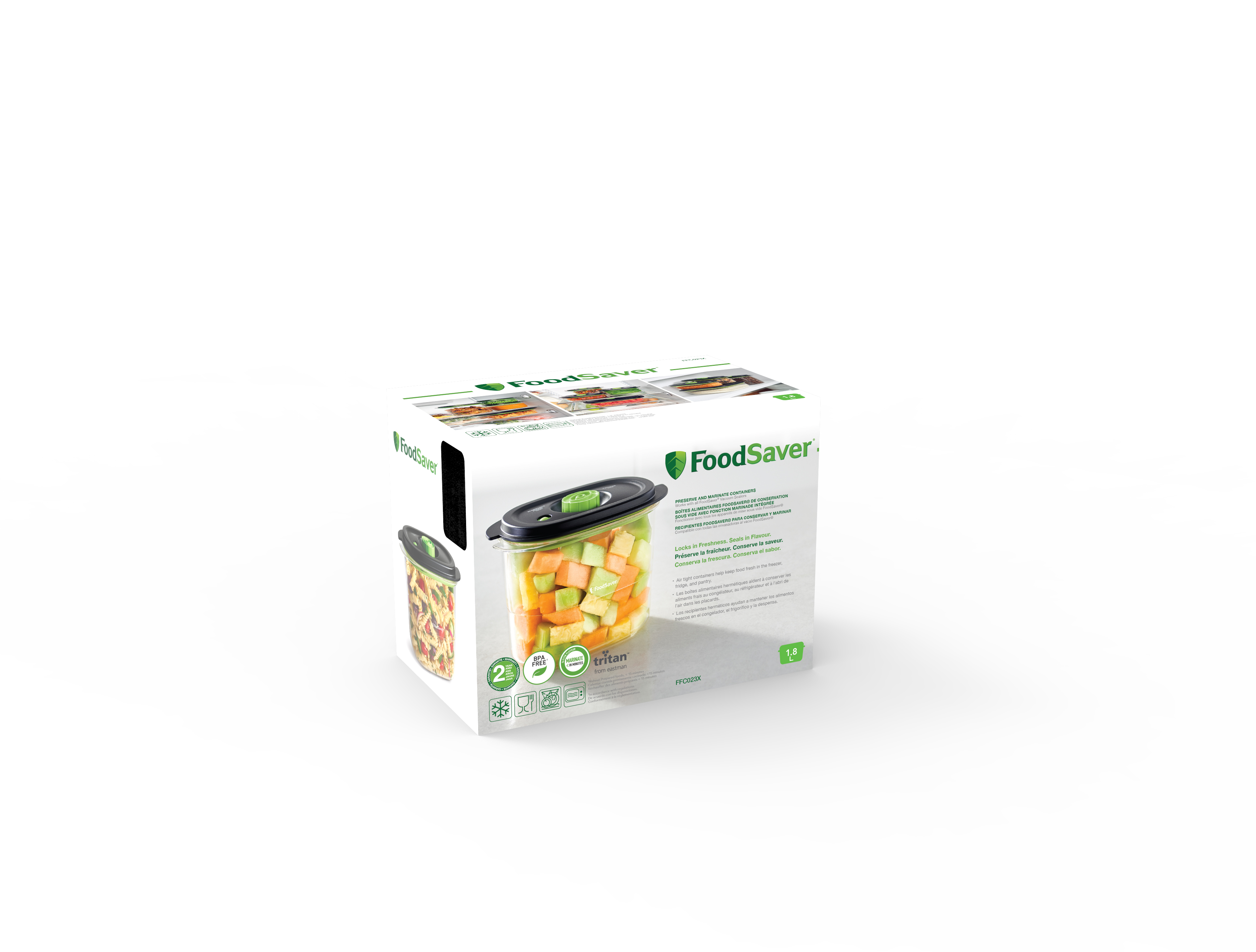 Boîte alimentaire fraîcheur FoodSaver® de 1,18L FFC022X