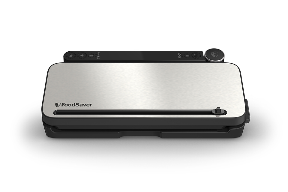 FoodSaver FFS017X appareil à emballage sous vide Noir, Acier inoxydable